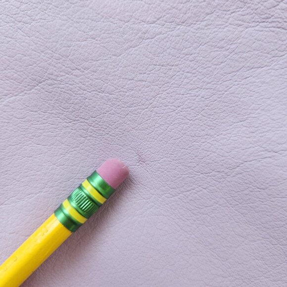 Mixit Genuine Leather Lavender Purple Blazer Jacket Office Spring Easter Pretty - Picture 12 of 12